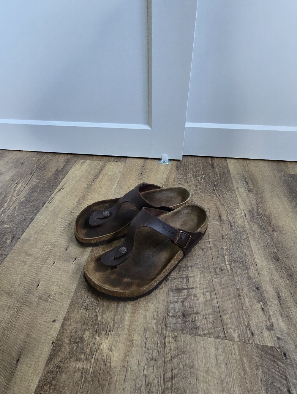 Birkenstock Brown Womens Size 38 (7-7.5) Sandals